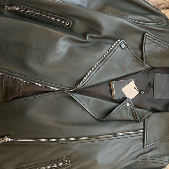 Massimo Dutti leather jacket